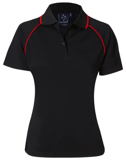 Picture of Winning Spirit, Ladies Cooldry Raglan S/S Polo